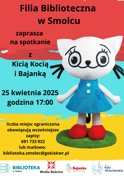 Spotkanie z Kicią Kocią i jej opiekunką, Bajanką!